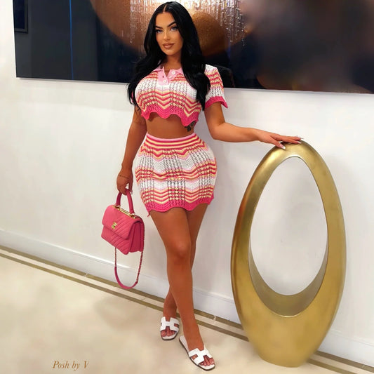 WELL BALANCED SKIRT SET