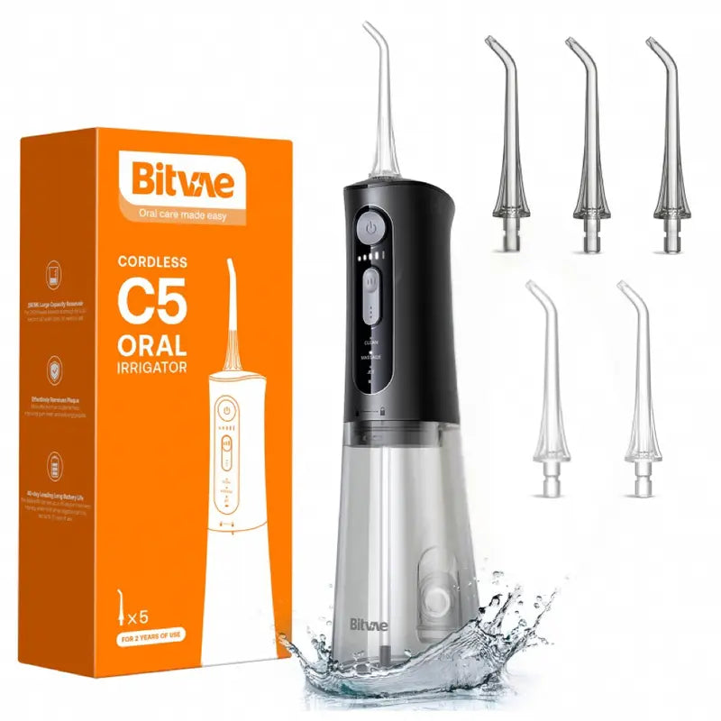 Bitvae Water Flosser with 3 Cleaning Modes,Cordless Oral Irrigator C5/C2/FC159